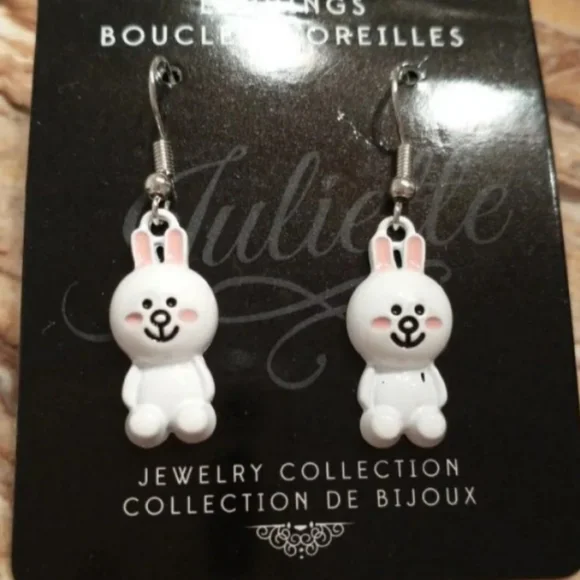 Cony Rabbit 🐰 earrings - Picture 3 of 3